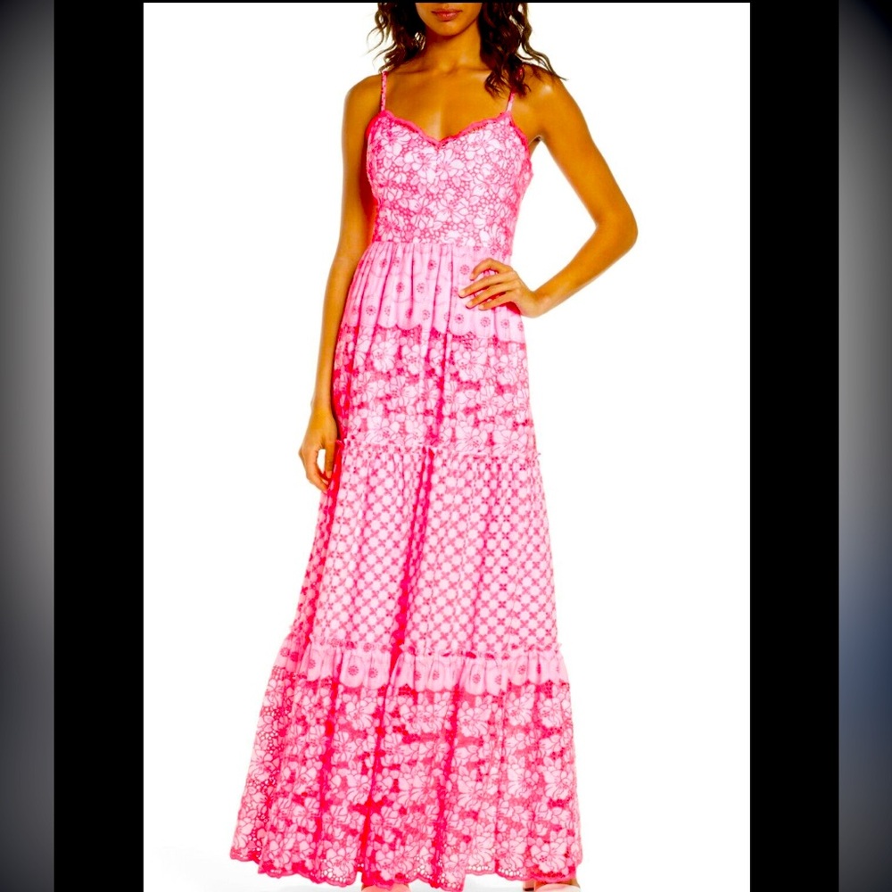 $298 NEW Lilly Pulitzer KYLA
MAXI DRESS Lillys Coral Garde